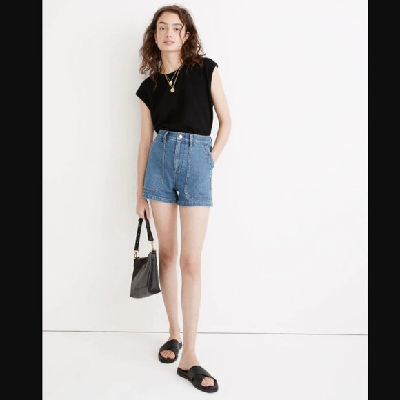 Madewell Perfect Vintage Fatigue Jean Short - Picture 2 of 3